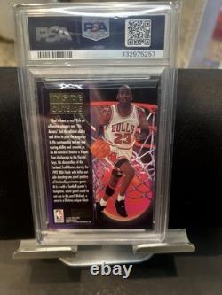 1993-94 Fleer Ultra Inside Outside Michael Jordan #4 PSA 9 Mint. Low Pop