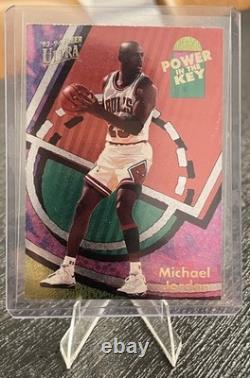 1993-94 Fleer Ultra Power in the Key #2 Michael Jordan Chicago Bulls HOF Insert