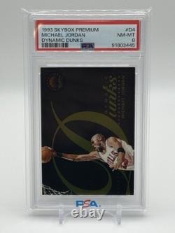 1993-94 Skybox Premium Dynamic Dunks Michael Jordan #D4