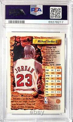 1993-94 Topps Finest Michael Jordan #1 PSA 9 MINT HOF