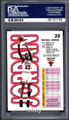 1993 Fleer #28 BASKETBALL Michael Jordan PSA 9 CHICAGO BULLS HOF