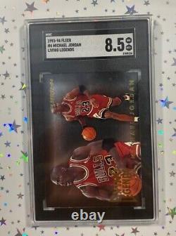 1993 Fleer LIVING LEGENDS Foil #4 MICHAEL JORDAN SGC 8 NM MINT