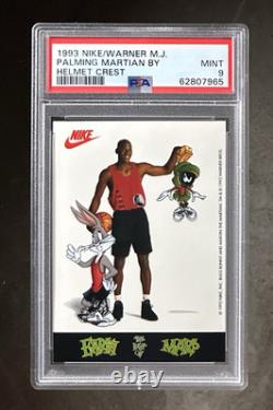 1993 Nike / Warner Bros MICHAEL JORDAN Palming Martian PSA 9 MINT Space Jam RARE 1993 Nike / Warner Bros MICHAEL JORDAN Palming Martian PSA 9 MINT Space Jam RARE