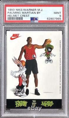 1993 Nike / Warner Bros MICHAEL JORDAN Palming Martian PSA 9 MINT Space Jam RARE