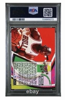 1993 Ultra Power In The Key #2 Michael Jordan Power In The Key Psa 7