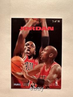 1994-95 Skybox Emotion MICHAEL JORDAN-Ntense #3 Gold Etch Foil Bulls