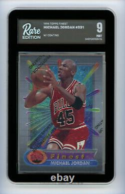 1994-95 Topps Finest Michael Jordan #331 with Coating Rare Edition 9 Mint Bulls