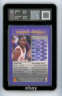 1994-95 Topps Finest Michael Jordan #331 with Coating Rare Edition 9 Mint Bulls