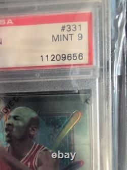 1994 FINEST WithCOATING #331 MICHAEL JORDAN PSA 9 MINT RARE MUST HAVE