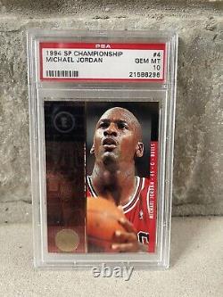 1994 MICHAEL JORDAN SP CHAMPIONSHIP #4 PSA 10. Beauty. Low Pop Only 38