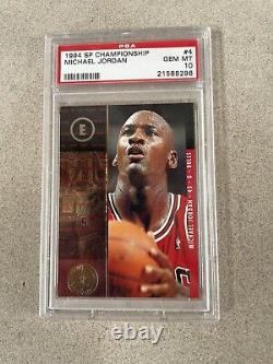 1994 MICHAEL JORDAN SP CHAMPIONSHIP #4 PSA 10. Beauty. Low Pop Only 38