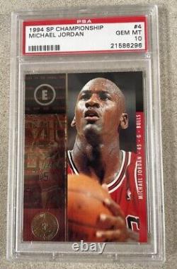 1994 MICHAEL JORDAN SP CHAMPIONSHIP #4 PSA 10. Beauty. Low Pop Only 38