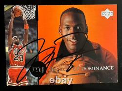 1994 Upper Deck Michael Jordan Autographed Hard Signed. Authentic