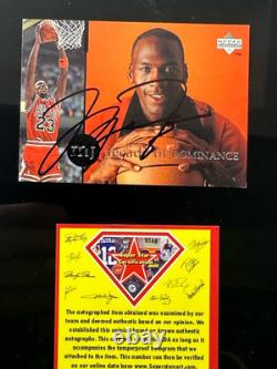 1994 Upper Deck Michael Jordan Autographed Hard Signed. Authentic