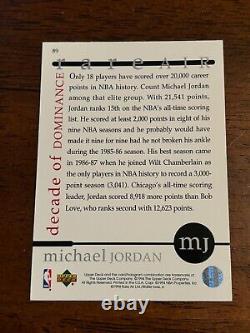 1994 Upper Deck Rare Air Decade Of Dominance Michael Jordan (Menendez Brothers)