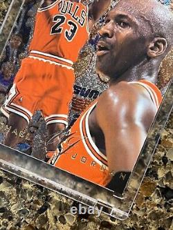 1995-96 Fleer Flair Michael Jordan #15 Metallic Chicago Bulls HOF Gem Mint