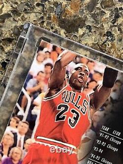 1995-96 Fleer Flair Michael Jordan #15 Metallic Chicago Bulls HOF Gem Mint