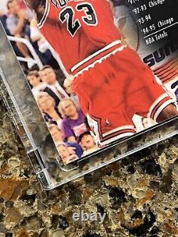 1995-96 Fleer Flair Michael Jordan #15 Metallic Chicago Bulls HOF Gem Mint