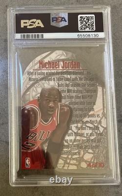 1995-96 Fleer Metal Maximum Metal #4 Michael Jordan PSA 9 MINT Rare