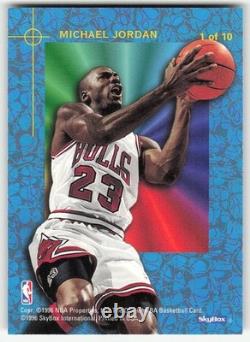 1995-96 Hoops #1 Michael Jordan BASKETBALL Chicago Bulls