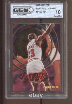 1995-96 Michael Jordan Fleer Total O #2 Gem Mint 10 Chicago Bulls GOAT