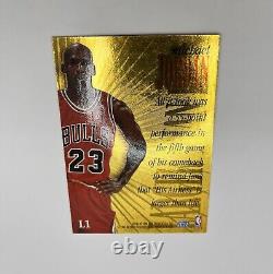 1995-96 SkyBox Premium #L1 Michael Jordan Larger Than Life