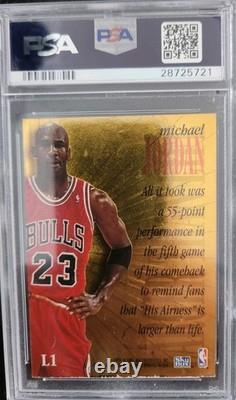 1995-96 Skybox Premium Larger than Life Michael Jordan #L1