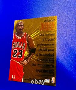 1995-96 Skybox Premium Larger than Life Michael Jordan #L1