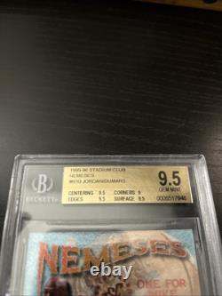 1995-96 Stadium Club Nemeses Michael Jordan (Gem Mint 9.5) None Graded Higher