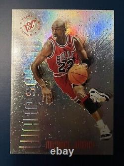 1995-96 TSC Topps Stadium Club WARP SPEED Michael Jordan #WS1 RARE REFRACTOR