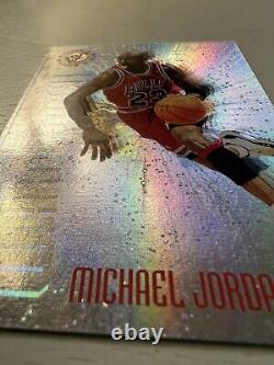 1995-96 TSC Topps Stadium Club WARP SPEED Michael Jordan #WS1 RARE REFRACTOR