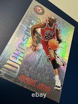 1995-96 TSC Topps Stadium Club WARP SPEED Michael Jordan #WS1 RARE REFRACTOR