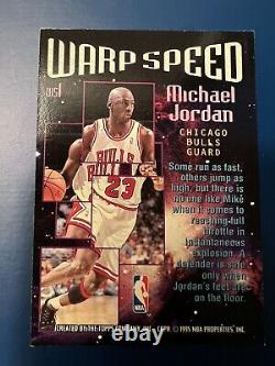 1995-96 TSC Topps Stadium Club WARP SPEED Michael Jordan #WS1 RARE REFRACTOR