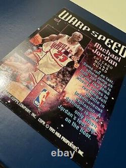 1995-96 TSC Topps Stadium Club WARP SPEED Michael Jordan #WS1 RARE REFRACTOR