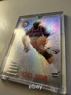 1995-96 TSC Topps Stadium Club WARP SPEED Michael Jordan #WS1 RARE REFRACTOR