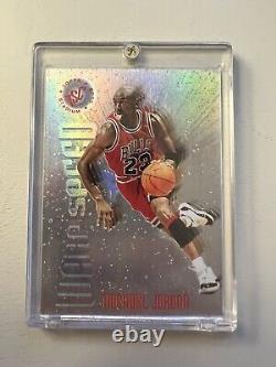 1995-96 TSC Topps Stadium Club WARP SPEED Michael Jordan #WS1 RARE REFRACTOR