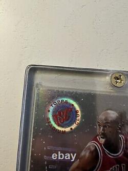 1995-96 TSC Topps Stadium Club WARP SPEED Michael Jordan #WS1 RARE REFRACTOR