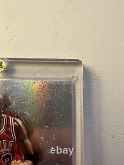 1995-96 TSC Topps Stadium Club WARP SPEED Michael Jordan #WS1 RARE REFRACTOR