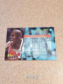 1995-96 Topps Basketball Michael Jordan Power Boosters Refractor