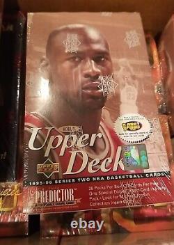 1995-96 Upper Deck Series 2 Basketball Hobby Factory Sealed Box MICHAEL JORDAN