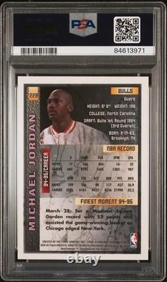 1995 Finest #229 Michael Jordan Psa 9 Read Details