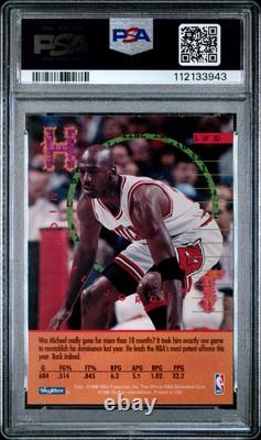1995 Hoops Hot List #1 Michael Jordan Hot List PSA 7.5