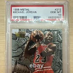 1995 Metal #212 Michael Jordan PSA 10 (GEM MINT)