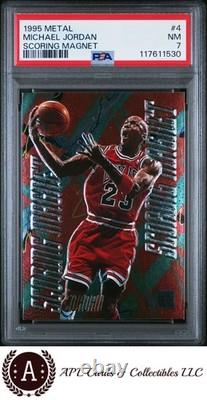 1995 Metal Scoring Magnet #4 Michael Jordan PSA 7