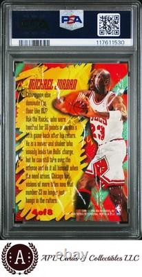 1995 Metal Scoring Magnet #4 Michael Jordan PSA 7