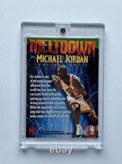 1995 SkyBox Meltdown Michael Jordan #M1 Rare Insert Bulls Raw Excellent