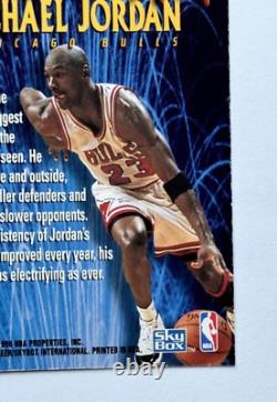 1995 SkyBox Meltdown Michael Jordan #M1 Rare Insert Bulls Raw Excellent