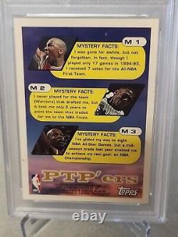 1995 Topps Mystery Finest #M1 Michael Jordan PSA 8