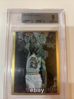 1996-97 Finest Gold Foundations Michael Jordan #291 BGS 9 MINT
