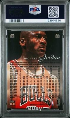 1996-97 Flair Showcase Michael Jordan #23 Row 1 PSA 8